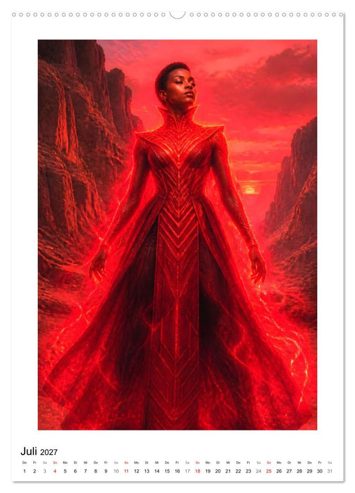 Die Aura der Monate (CALVENDO Premium Wandkalender 2027)
