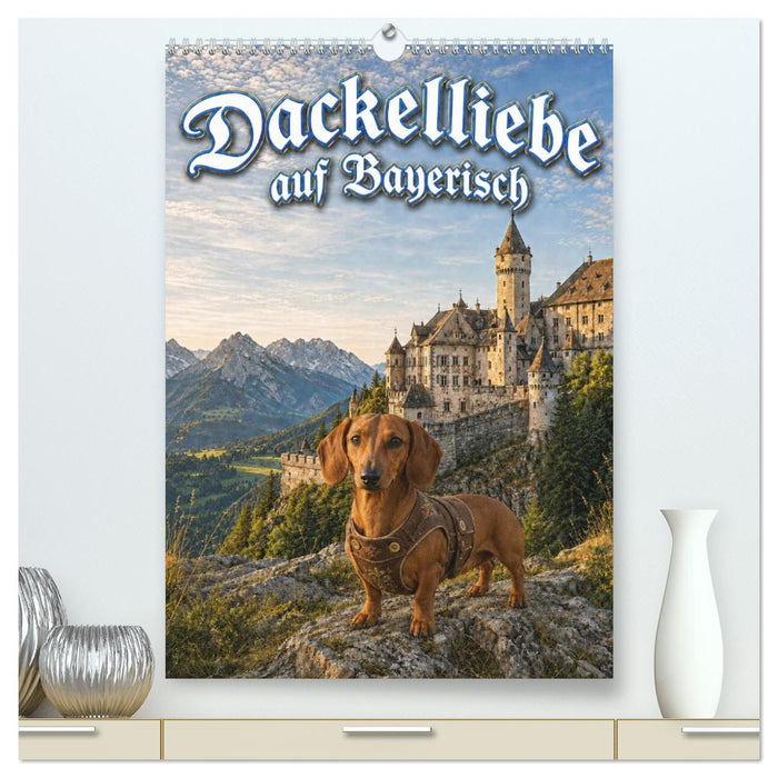 Dackelliebe auf Bayerisch (CALVENDO Premium Wandkalender 2027)