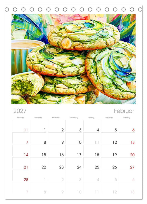 Cozy Matcha. Dein Guide für grünen Genuss (CALVENDO Wandkalender 2027)
