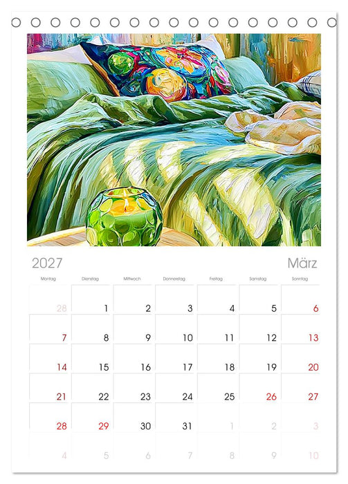 Cozy Matcha. Dein Guide für grünen Genuss (CALVENDO Wandkalender 2027)