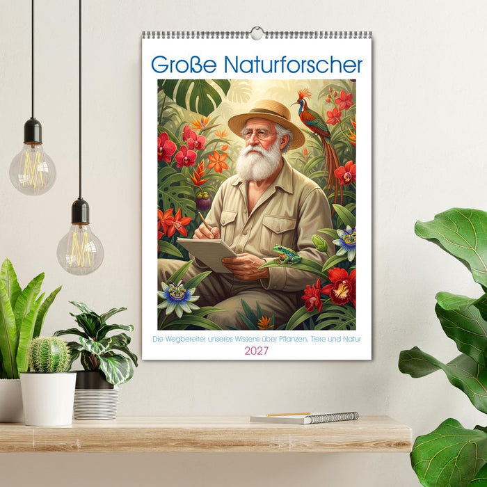 Große Naturforscher (CALVENDO Wandkalender 2027)