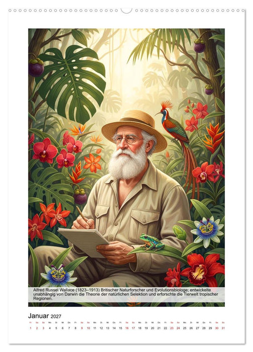 Große Naturforscher (CALVENDO Wandkalender 2027)