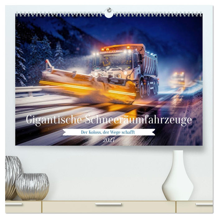 Gigantische Schneeräumfahrzeuge (CALVENDO Premium Wandkalender 2027)