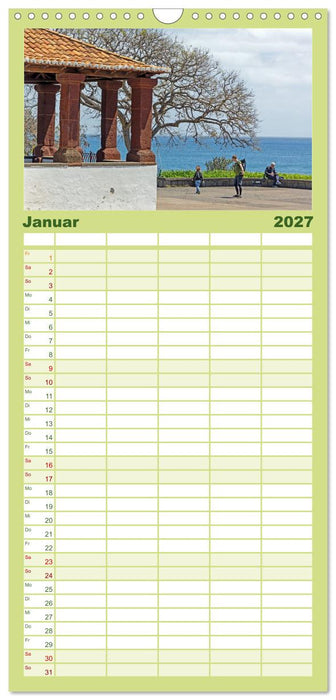 Madeiras charmante Hauptstadt Funchal (CALVENDO Familienplaner 2027)