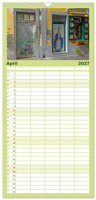 Madeiras charmante Hauptstadt Funchal (CALVENDO Familienplaner 2027)