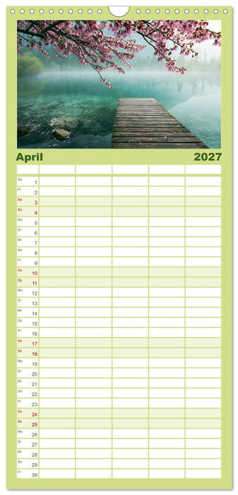 Mystische Naturwelten (CALVENDO Familienplaner 2027)