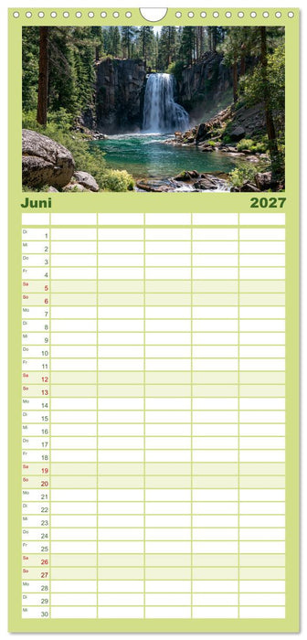 Mystische Naturwelten (CALVENDO Familienplaner 2027)