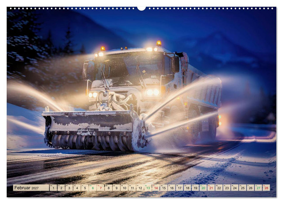 Gigantische Schneeräumfahrzeuge (CALVENDO Wandkalender 2027)