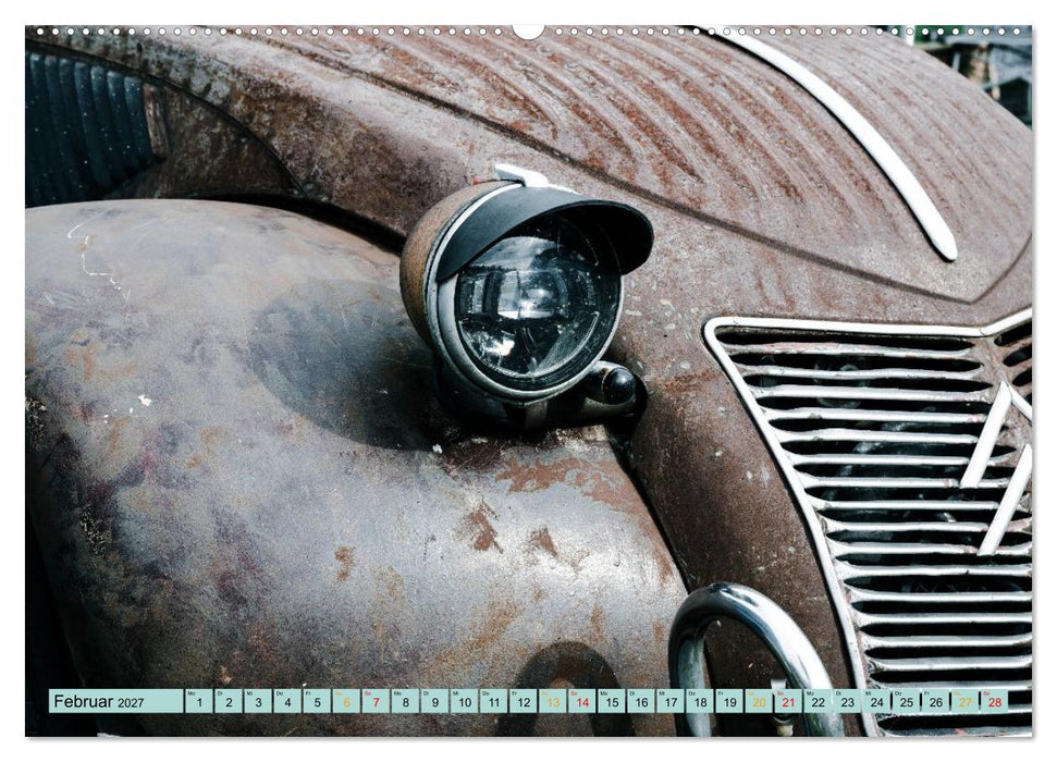 Citroën 2CV im Detail (CALVENDO Premium Wandkalender 2027)