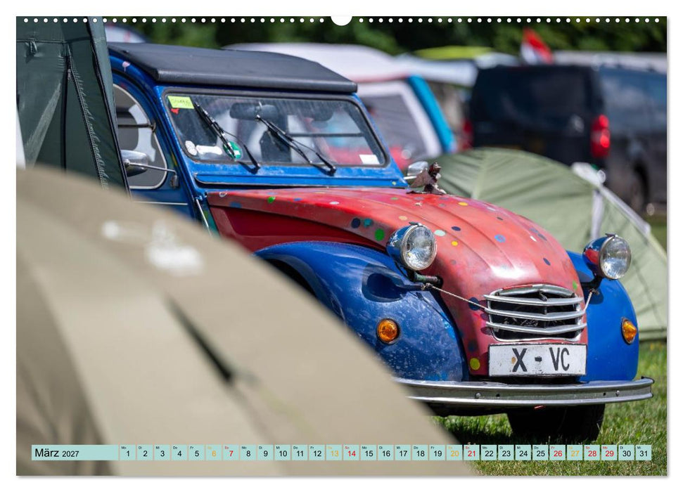 Citroën 2CV im Detail (CALVENDO Premium Wandkalender 2027)