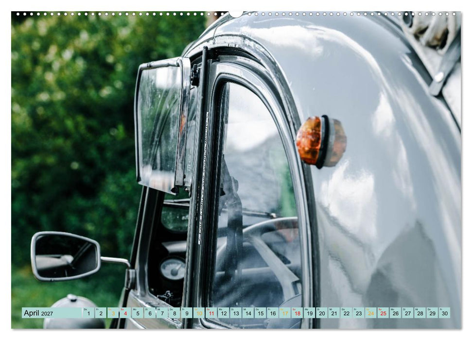 Citroën 2CV im Detail (CALVENDO Premium Wandkalender 2027)
