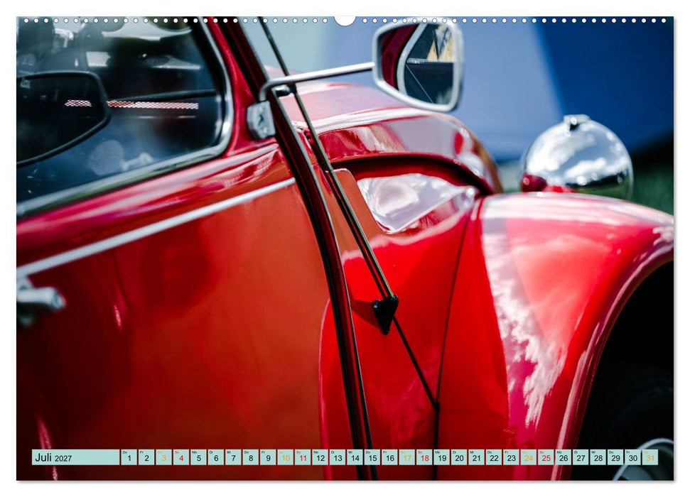 Citroën 2CV im Detail (CALVENDO Premium Wandkalender 2027)