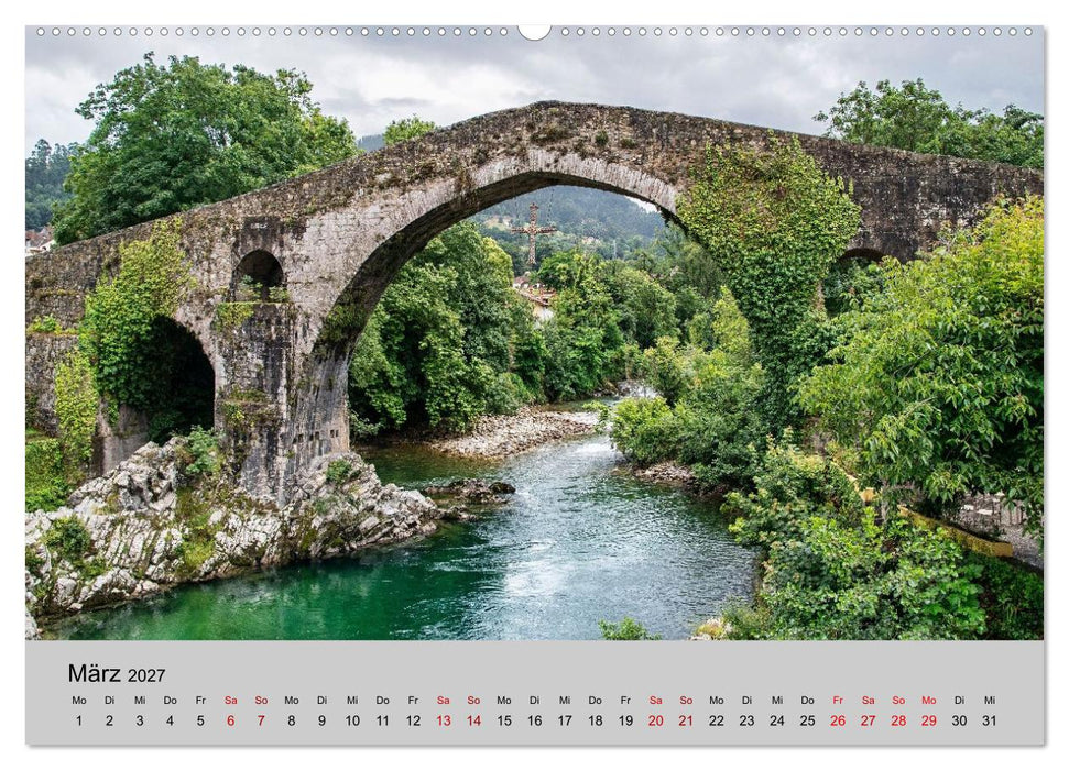 Spanische Provinzen - Asturien (CALVENDO Premium Wandkalender 2027)