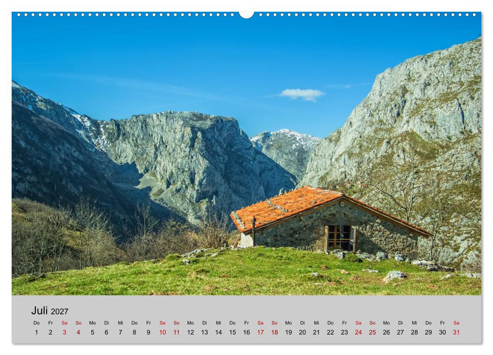 Spanische Provinzen - Asturien (CALVENDO Premium Wandkalender 2027)