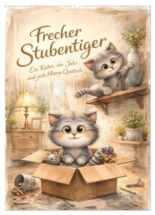 Frecher Stubentiger (CALVENDO Wandkalender 2027)