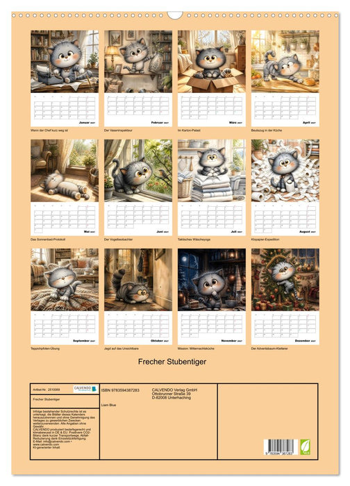 Frecher Stubentiger (CALVENDO Wandkalender 2027)