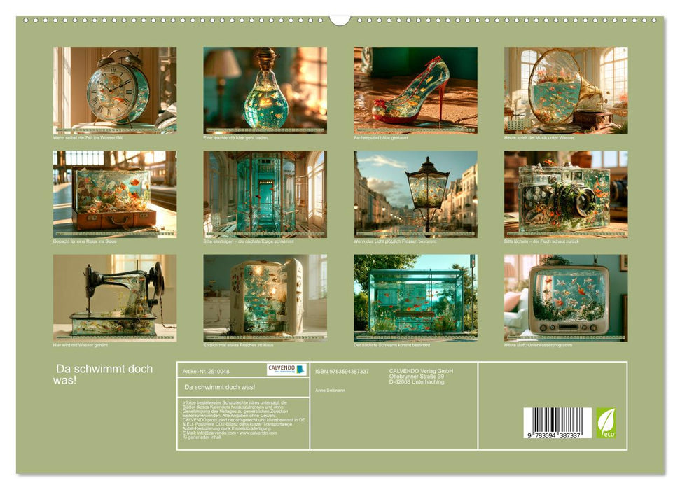 Da schwimmt doch was! (CALVENDO Premium Wandkalender 2027)