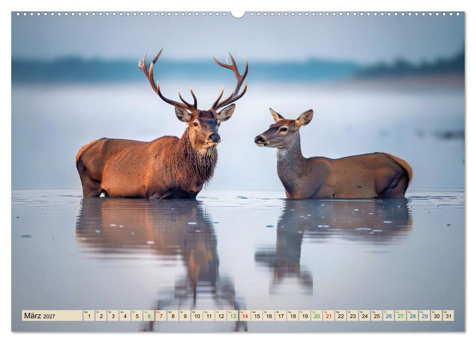 Hirsch Sichtungen (CALVENDO Wandkalender 2027)