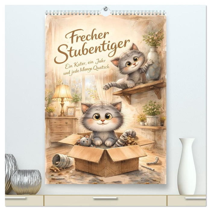 Frecher Stubentiger (CALVENDO Premium Wandkalender 2027)
