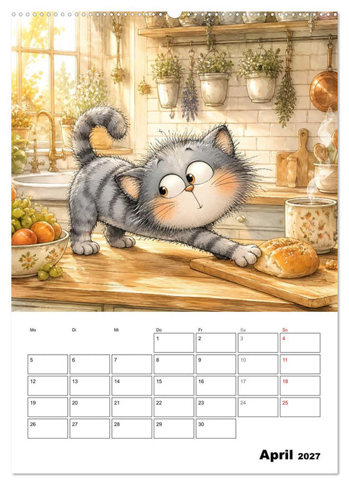 Frecher Stubentiger (CALVENDO Premium Wandkalender 2027)