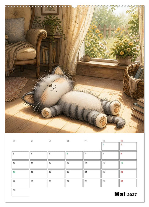 Frecher Stubentiger (CALVENDO Premium Wandkalender 2027)