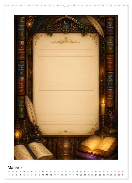 Magische Notizwelten (CALVENDO Premium Wandkalender 2027)