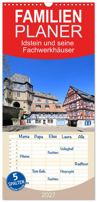 Idstein und seine Fachwerkhäuser (CALVENDO Familienplaner 2027)