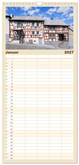 Idstein und seine Fachwerkhäuser (CALVENDO Familienplaner 2027)