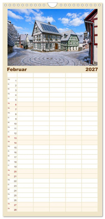 Idstein und seine Fachwerkhäuser (CALVENDO Familienplaner 2027)