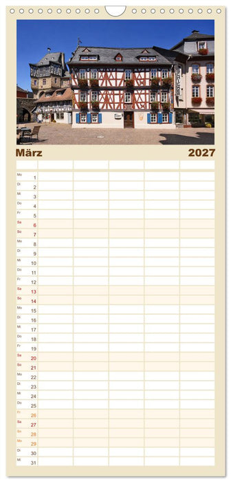 Idstein und seine Fachwerkhäuser (CALVENDO Familienplaner 2027)