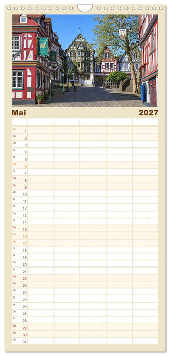 Idstein und seine Fachwerkhäuser (CALVENDO Familienplaner 2027)