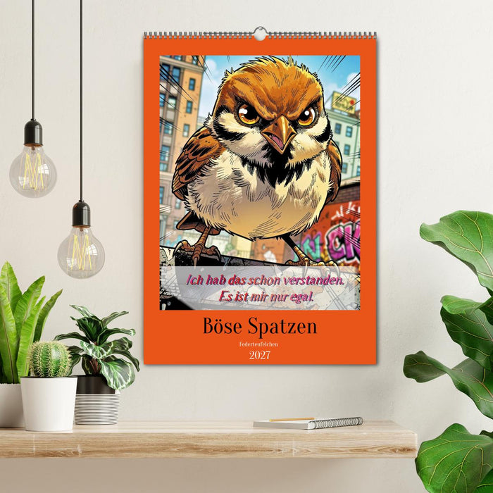 Böse Spatzen (CALVENDO Wandkalender 2027)