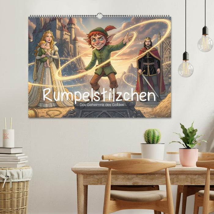 Rumpelstilzchen – Das Geheimnis des Goldes (CALVENDO Wandkalender 2027)