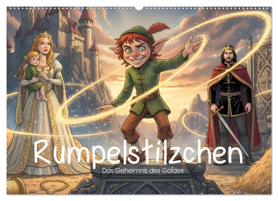 Rumpelstilzchen – Das Geheimnis des Goldes (CALVENDO Wandkalender 2027)