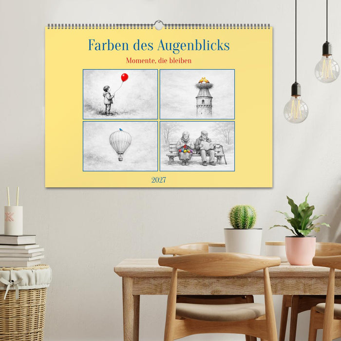 Farben des Augenblicks - Momente, die bleiben (CALVENDO Wandkalender 2027)