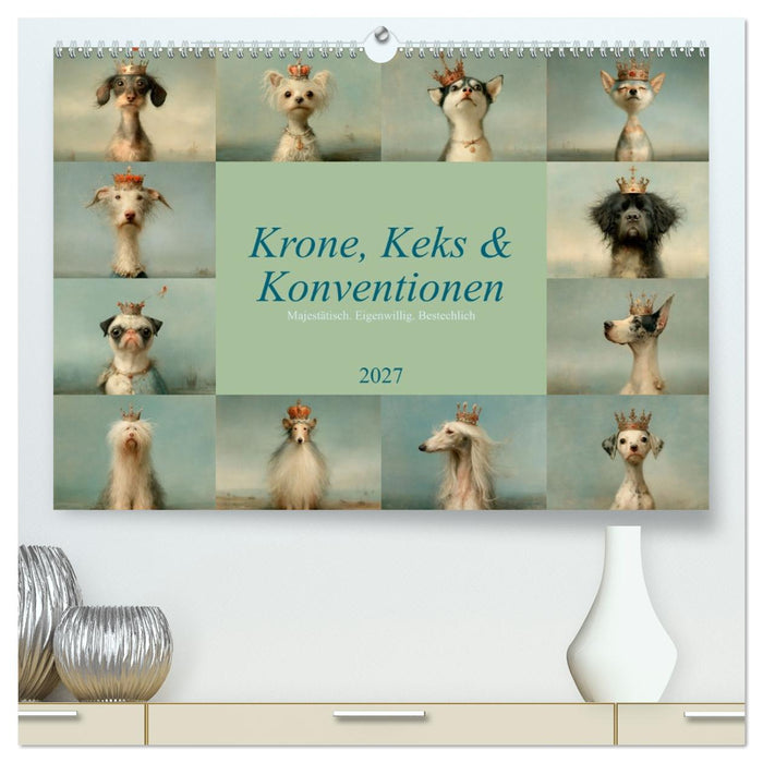 Krone, Keks und Konventionen (CALVENDO Premium Wandkalender 2027)