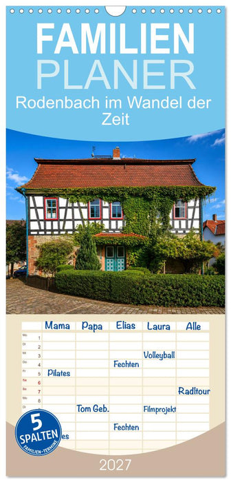 Rodenbach im Wandel der Zeit (CALVENDO Familienplaner 2027)