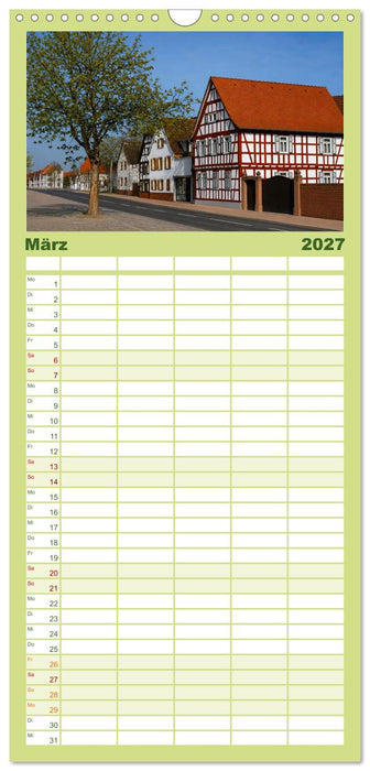 Trebur Ansichten (CALVENDO Familienplaner 2027)