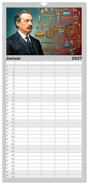 Automobilbauer der Geschichte (CALVENDO Familienplaner 2027)