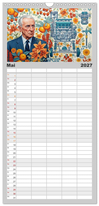 Automobilbauer der Geschichte (CALVENDO Familienplaner 2027)