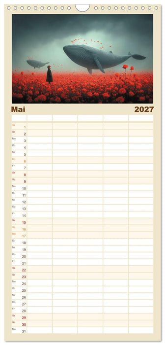 Die langsamen Giganten der Träume (CALVENDO Familienplaner 2027)