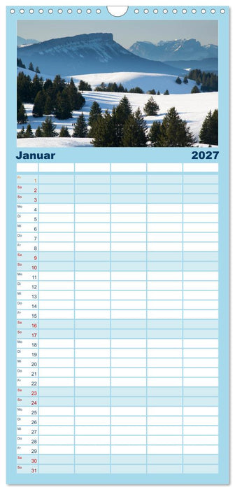 Frankreich – Landschaften zum Verlieben (CALVENDO Familienplaner 2027)