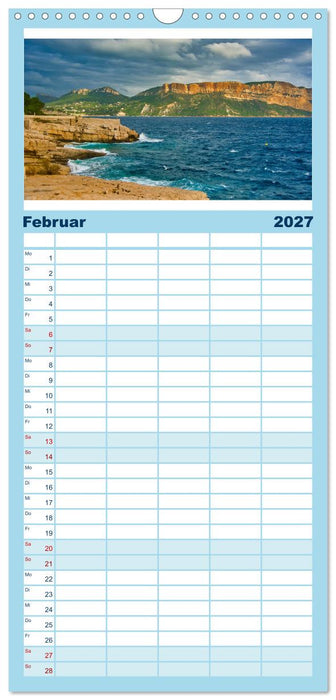 Frankreich – Landschaften zum Verlieben (CALVENDO Familienplaner 2027)