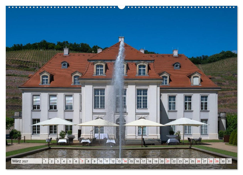 Sächsische Sehnsucht - Ein Jahr zwischen Meißen und Radebeul (CALVENDO Premium Wandkalender 2027)