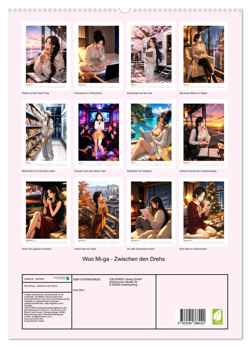Woo Mi-ga - Zwischen den Drehs (CALVENDO Premium Wandkalender 2027)