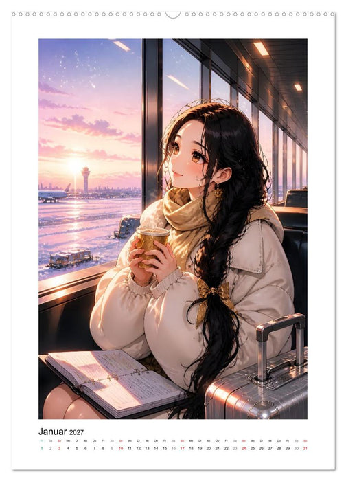Woo Mi-ga - Zwischen den Drehs (CALVENDO Premium Wandkalender 2027)