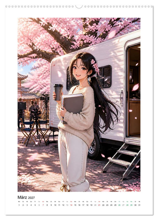 Woo Mi-ga - Zwischen den Drehs (CALVENDO Premium Wandkalender 2027)