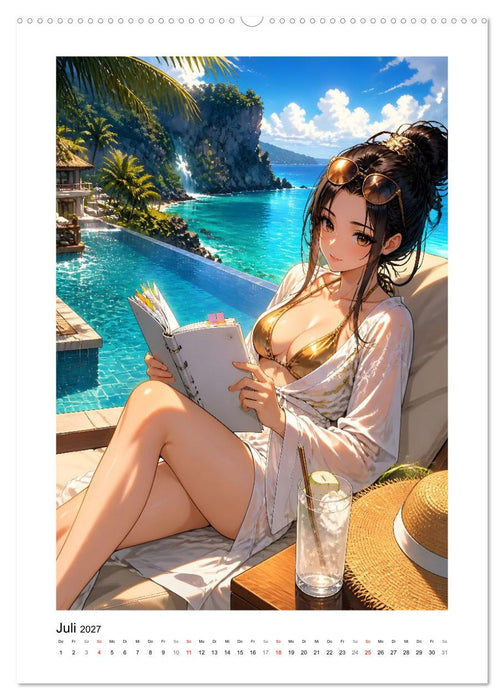 Woo Mi-ga - Zwischen den Drehs (CALVENDO Premium Wandkalender 2027)