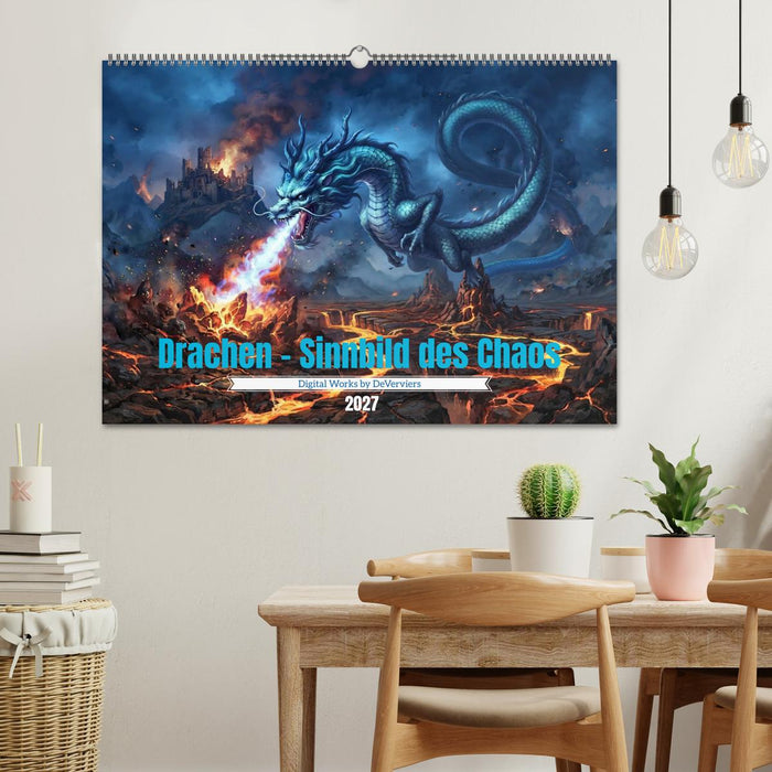 Drachen - Sinnbild des Chaos (CALVENDO Wandkalender 2027)