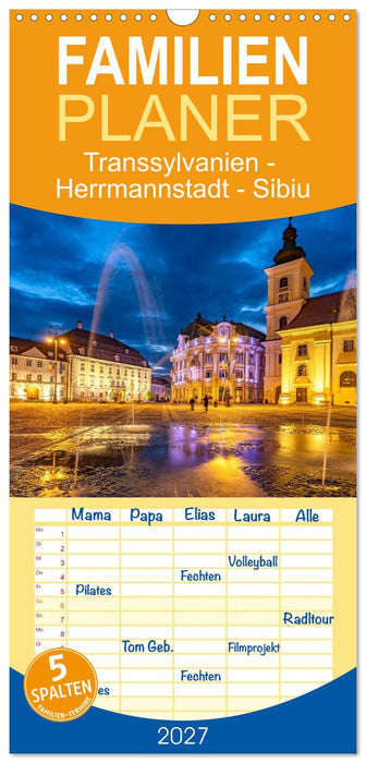 Transsylvanien - Herrmannstadt - Sibiu (CALVENDO Familienplaner 2027)